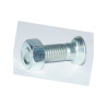 Śruba płużna 2-noskowa z łbem owalnym , M12 x 40 mm z nakrętką