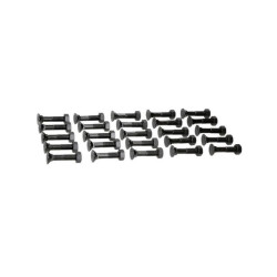 Śruba płużna 4-kątna z podsadzeniem DIN 608, M12 x 60 mm kl. 12.9 z nakrętką