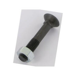 Śruba płużna 4-kątna z podsadzeniem DIN 608, M12 x 70 mm kl. 12.9 z nakrętką