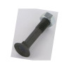 Śruba płużna 4-kątna z podsadzeniem DIN 608, M12 x 70 mm kl. 12.9 z nakrętką