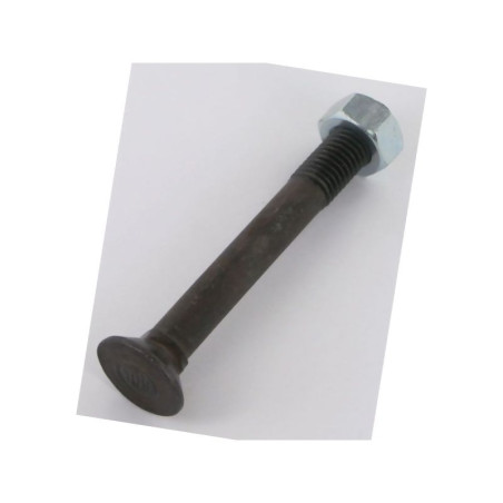 Śruba płużna 4-kątna z podsadzeniem DIN 608, M12 x 100 mm kl. 10.9 z nakrętką