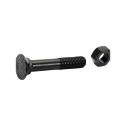 Śruba płużna 4-kątna z podsadzeniem DIN 608, M14 x 80 mm kl. 12.9 z nakrętką