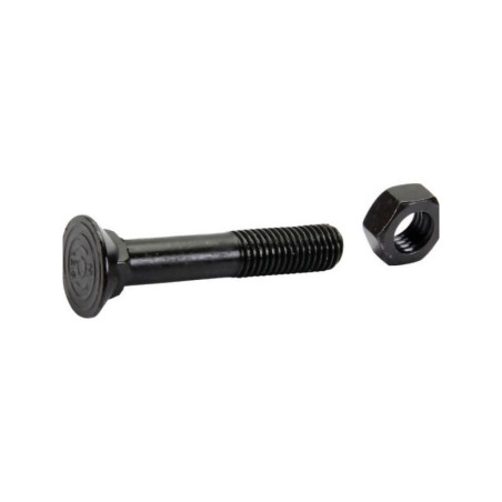 Śruba płużna 4-kątna z podsadzeniem DIN 608, M14 x 80 mm kl. 12.9 z nakrętką