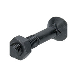 Śruba płużna 4-kątna z podsadzeniem DIN 608, M14 x 80 mm kl. 12.9 z nakrętką