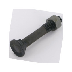 Śruba płużna 4-kątna z podsadzeniem DIN 608, M14 x 90 mm kl. 12.9 z nakrętką