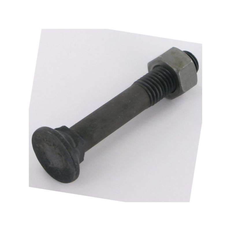 Śruba płużna 4-kątna z podsadzeniem DIN 608, M14 x 90 mm kl. 12.9 z nakrętką