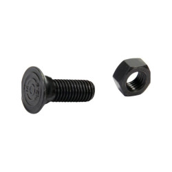 Śruba płużna 4-kątna z podsadzeniem DIN 608, M12 x 35 mm kl. 12.9 z nakrętką