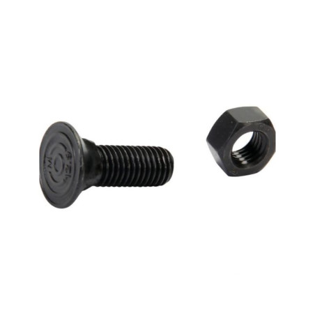 Śruba płużna 4-kątna z podsadzeniem DIN 608, M12 x 35 mm kl. 12.9 z nakrętką