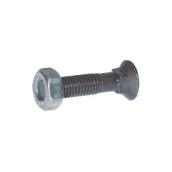 Śruba płużna 4-kątna z podsadzeniem DIN 608, M16 x 70 mm kl. 8.8 z nakrętką