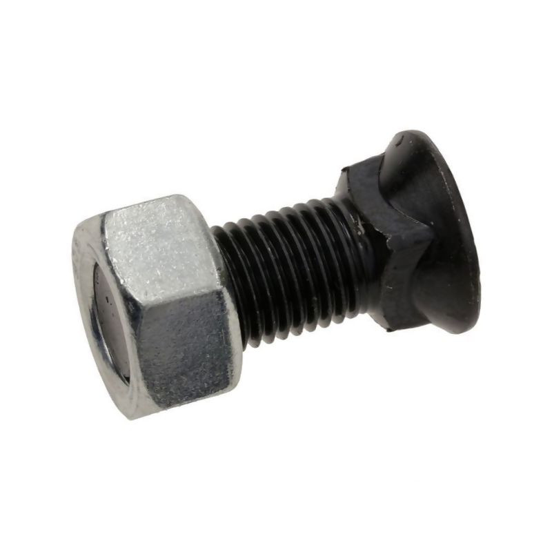 Śruba płużna 4-kątna z łbem 18 mm kl. 8.8, UNF 7/16&amp034 x 30 mm z nakrętką