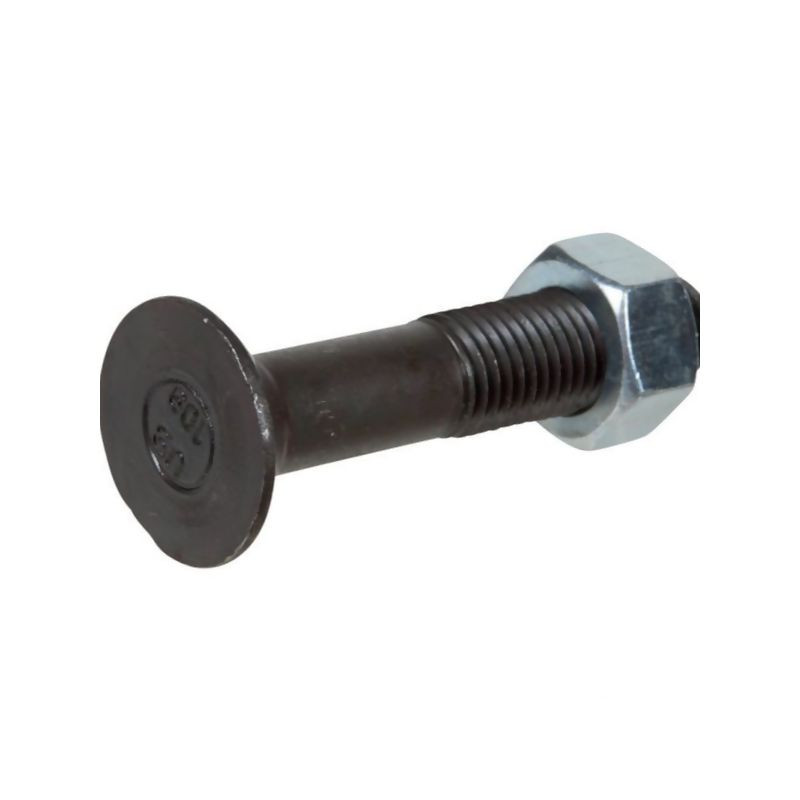 Śruba płużna 1-noskowa DIN 604, M16 x 80 mm kl. 8.8 z nakrętką