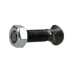 Śruba redlicy wypukła, kl. 6.8, M8 x 33 mm z nakrętką