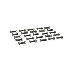 Śruba redlicy wypukła, kl. 6.8, M8 x 33 mm z nakrętką