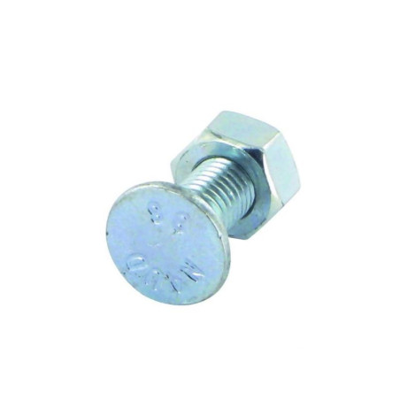 Śruba płużna 1-noskowa M10x30mm kl. 8.8 , z nakrętką Naud 8716106167906