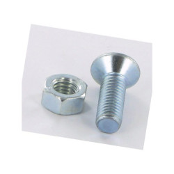 Śruba płużna 1-noskowa M10x30mm kl. 8.8 , z nakrętką Naud 8716106167906