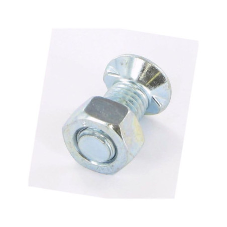 Śruba płużna 2-noskowa M12x30mm kl. 8.8 , z nakrętką Naud 5006-1230.88B