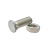 Śruba płużna 2-noskowa M14x40mm kl. 8.8 , łepek mm z nakrętką Naud 8716106167883