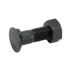Śruba płużna 2-noskowa M12x38mm kl.10.9 , z nakrętką Kverneland 9000033108002