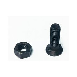Śruba płużna 2-noskowa M12x38mm kl.10.9 , z nakrętką Kverneland 9000033108002