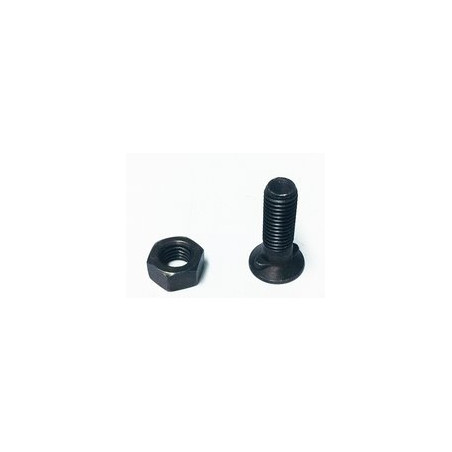 Śruba płużna 2-noskowa M12x38mm kl.10.9 , z nakrętką Kverneland 9000033108002