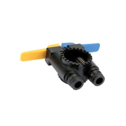 Rau-Podwójny zawór żółty/niebieski RG00047310 Kverneland / Rau 9000047310002