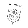 Złączka dwuwkrętna 3/4 NPT DNN12 Burnett & Hillman DNN12