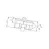 Złączka gwintowana redukcyjna VNBJ0407 Burnett & Hillman VNBJ0407