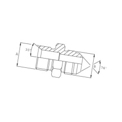 Złączka gwintowana redukcyjna VNBJ1614 Burnett & Hillman VNBJ1614
