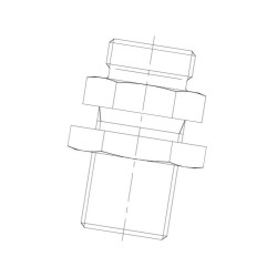 Złącze grodziowe, M22x1,5 -M22x1,5 , 14S-14S Voss GSS14S