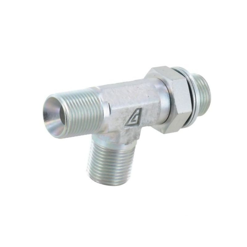 Przyłącze trójnikowe pionowe, gwint przyłącza 1"BSP-gwint złącza 1"BSP Alfagomma 208MM16