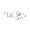 Przyłącza E, gwint przyłącza 3/8"BSP-gwint złącza 11/16"ORFS Alfagomma 138B1106