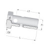 Śruba przelewu M16x1,5 HBM16 Alfagomma HBM16