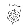 Śruba przelewu M22x1,5