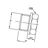 Korek zamykający DIN910, M20 x 1,5