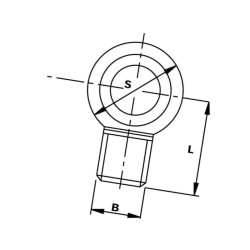 Uchwyt pierścieniowy 3/8-12 L