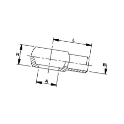 Złączka do przyspawania 3/4 BSP x 22 mm
