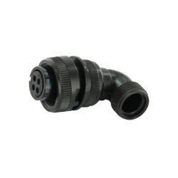 MILC14RA4 Wtyczka Mil, 4-stykowa, żeńska, 90 st. xx MILC14RA4