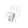 Przyłącze E, gwint przyłącza 1/4"BSP-gwint złącza 12x1,5 -6L Voss 1326LR14WD