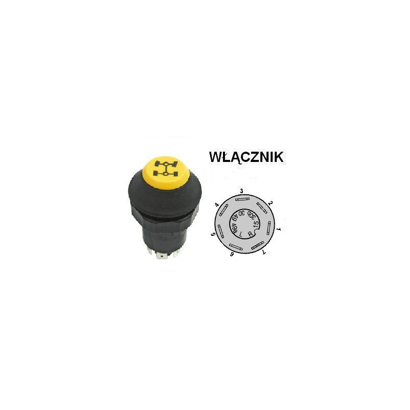Włącznik napędu, 133700580102/109, 3552862M91 Pneutron 8716106755271