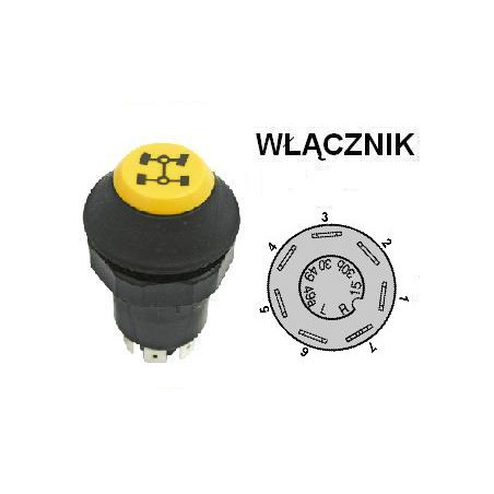 Włącznik napędu, 133700580102/109, 3552862M91 Pneutron 8716106755271