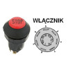 Przycisk STOP, X830240097000, 133700580002, 01177148 Pneutron 8716106755301