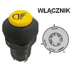 Włącznik świateł , G117900111010 Pneutron 8716106755080