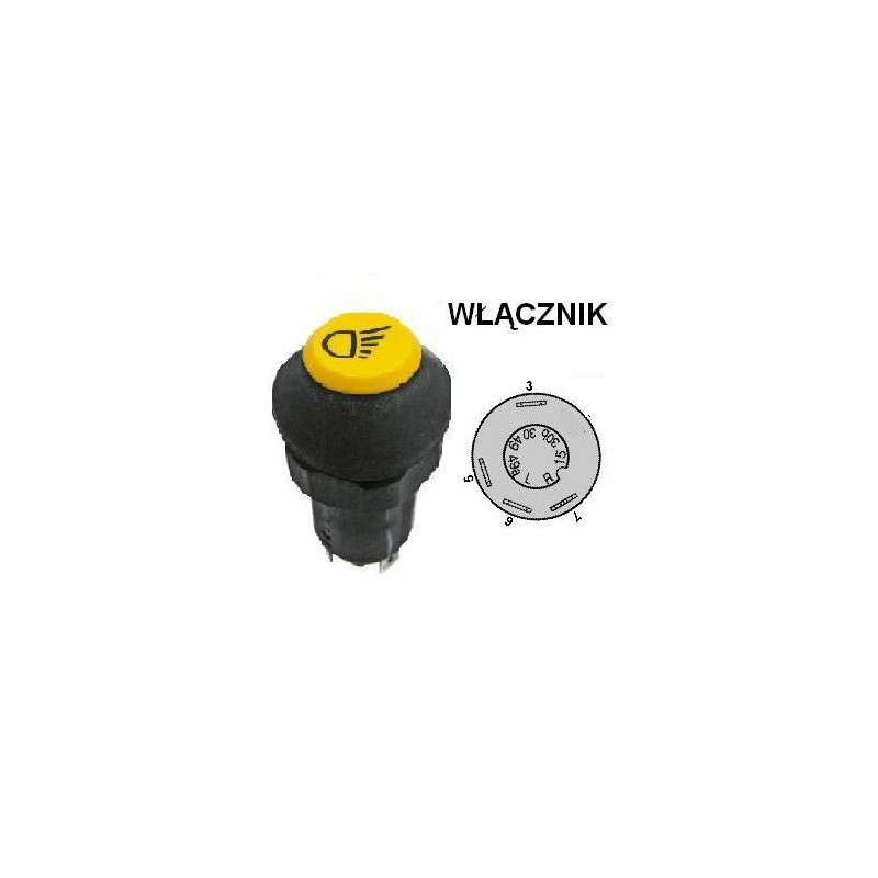 Włącznik świateł , G117900111010 Pneutron 8716106755080