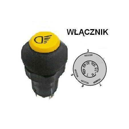 Włącznik świateł , G117900111010 Pneutron 8716106755080