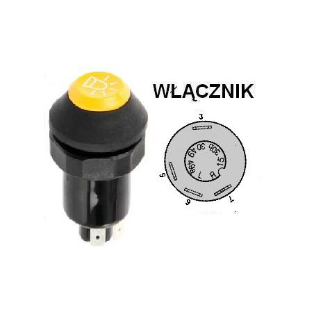Włącznik świateł ostrzegawczych, 7700007393, 7700028026 Pneutron 8716106755073