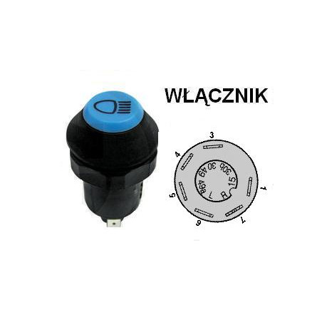 Włącznik świateł , 4990356 Pneutron 8716106755042