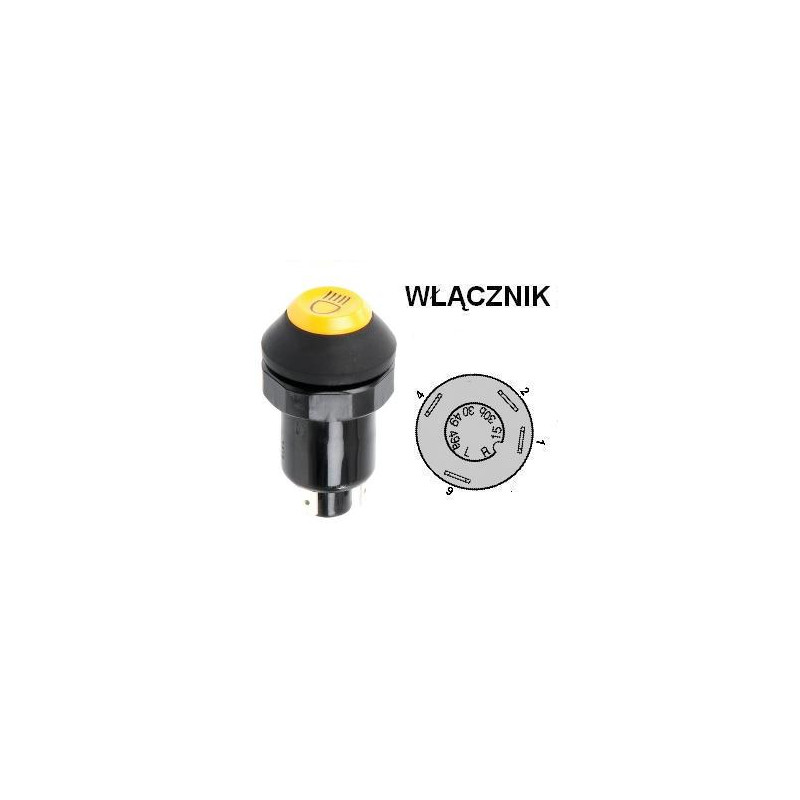 Włącznik świateł ,  X83024009800, G312900020020 Pneutron 8716106754601