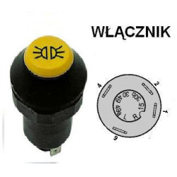 Włącznik świateł , X83024035900 Pneutron 8716106754557