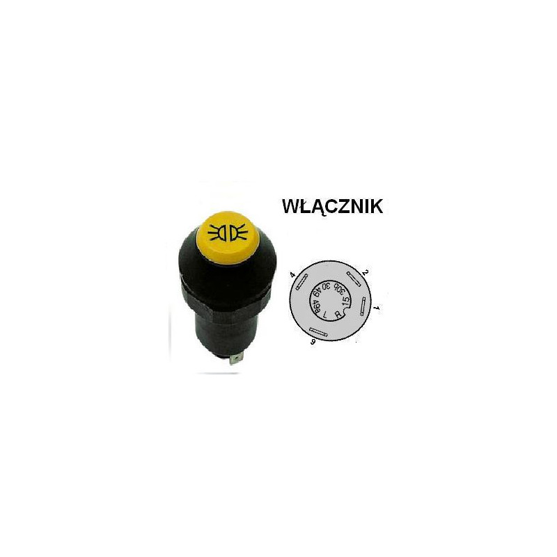 Włącznik świateł , X83024035900 Pneutron 8716106754557