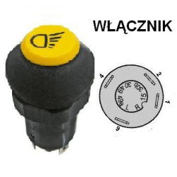 Włącznik świateł , 01177876 Pneutron 8716106754533